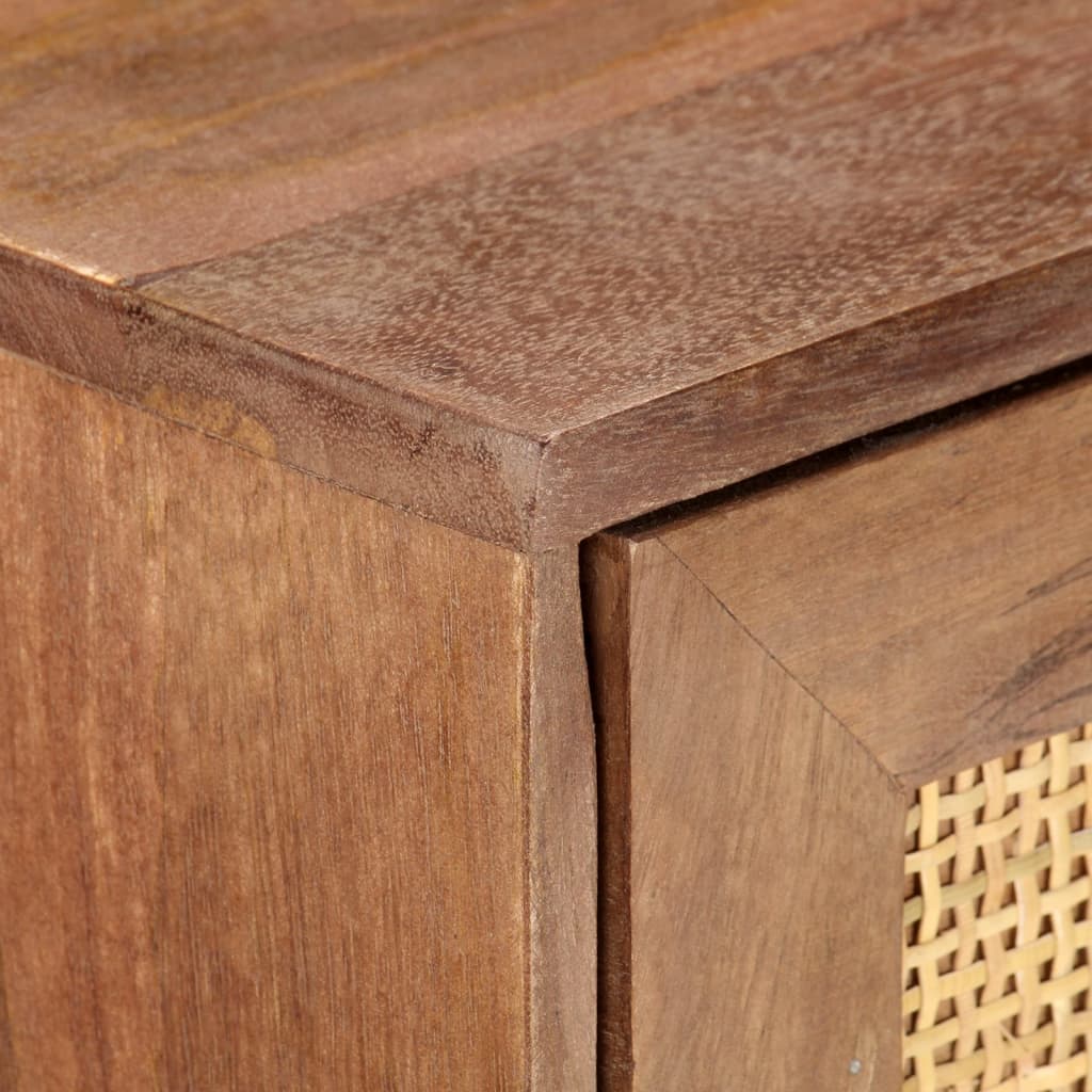 Credenza-Buffet-Armadio da cucina 61x35x76 cm in Legno Massello di Mango
