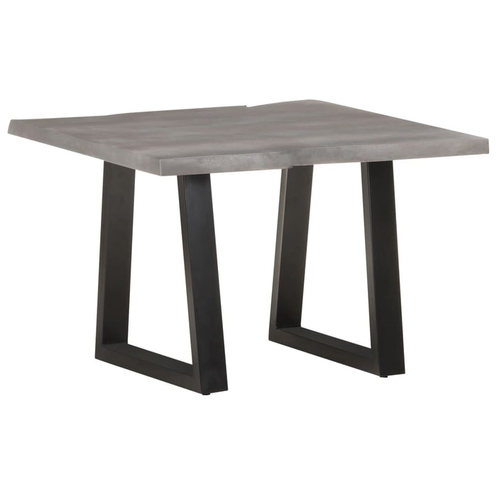 Tavolino da CaffÃ¨ con Bordi Vivi 60x60x40 cm in Massello Acacia cod mxl 27385