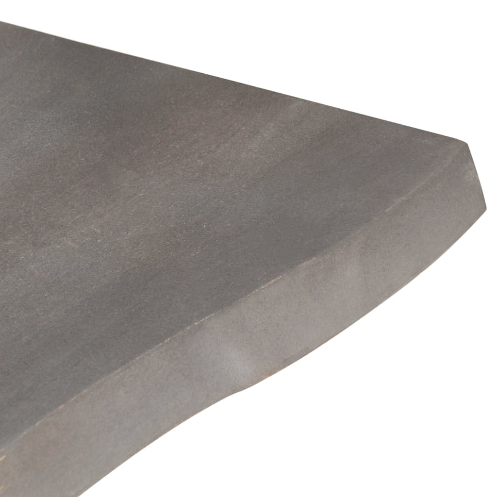 Tavolino da Salotto con Bordi Vivi 60x60x40 cm Massello Acacia 321045