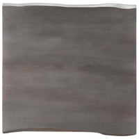 Tavolino da Salotto con Bordi Vivi 60x60x40 cm Massello Acacia 321045