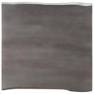 Tavolino da Salotto con Bordi Vivi 60x60x40 cm Massello Acacia 321045