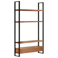 Libreria 118x30x200 cm in Legno Massello di Acacia 321053