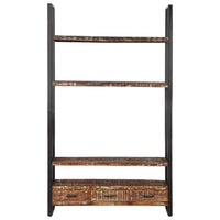 Libreria 118x30x200 cm in Legno Massello di Recupero 321054