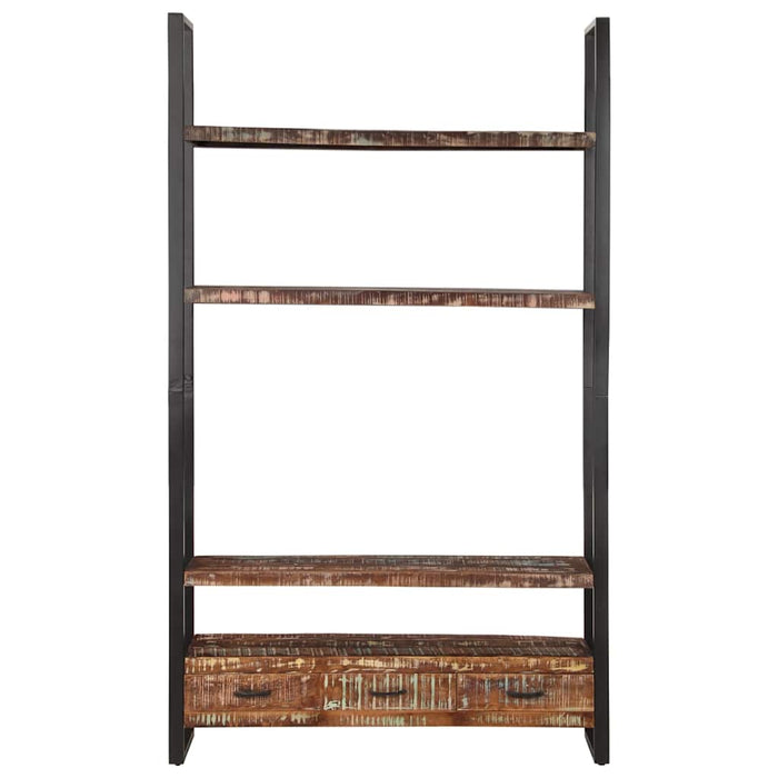 Libreria 118x30x200 cm in Legno Massello di Recupero 321054