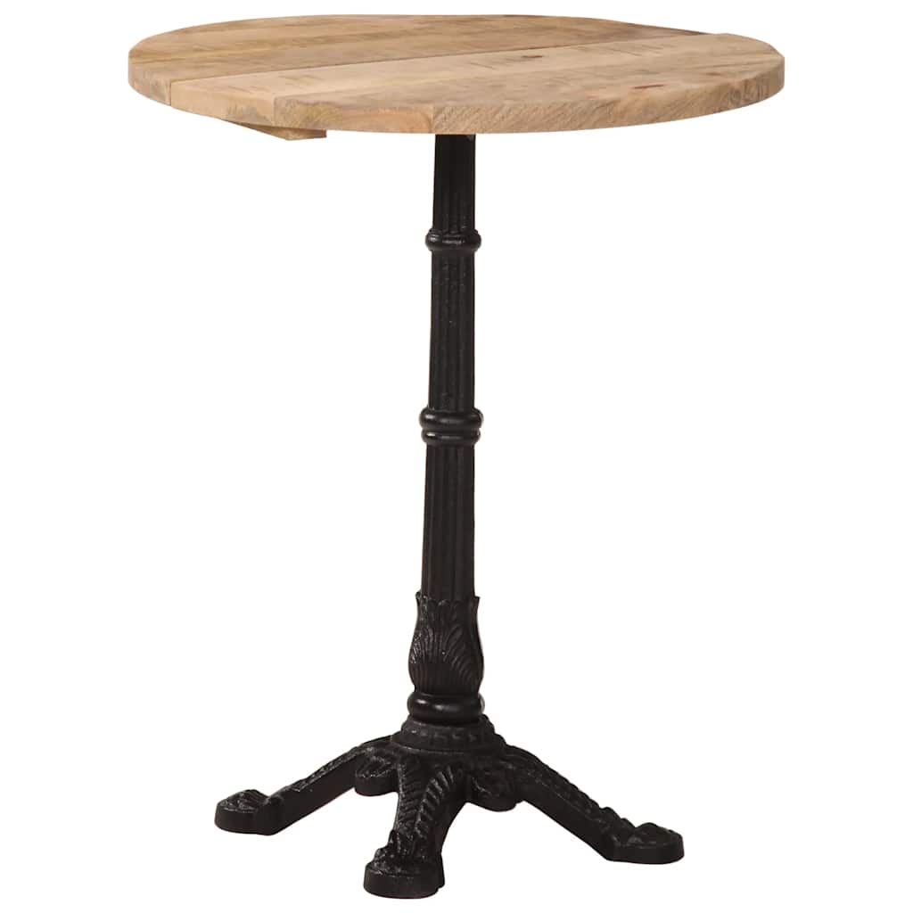Tavolino da Bistrot Ã˜60x76 cm in Legno di Mango Grezzo cod mxl 58559