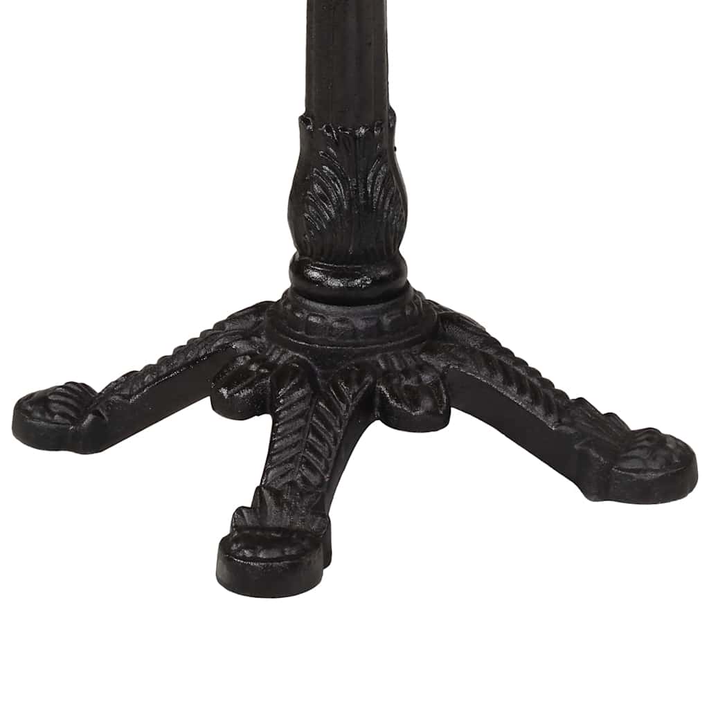 Tavolino da Bistrot-Tavolino da soggiorno-Tavolo ?60x76 cm in Legno di Mango Grezzo