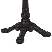 Tavolino da Bistrot-Tavolino da soggiorno-Tavolo ?60x76 cm in Legno di Mango Grezzo