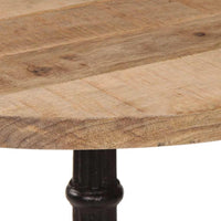 Tavolino da Bistrot Ã˜60x76 cm in Legno di Mango Grezzo cod mxl 58559