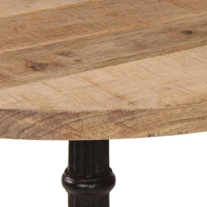 Tavolino da Bistrot Ã˜60x76 cm in Legno di Mango Grezzo cod mxl 58559