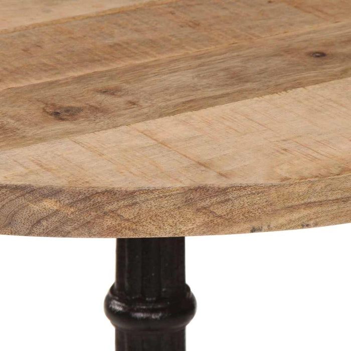 Tavolino da Bistrot Ã˜60x76 cm in Legno di Mango Grezzo cod mxl 58559