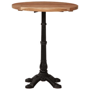 Tavolino da Bistrot Ø60x76 cm in Legno Massello di Acacia 321088
