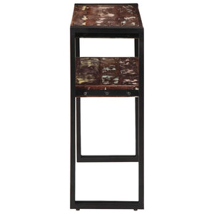 Tavolo Consolle 90x30x75 cm in Legno Massello di Recupero 321098