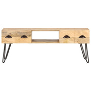 Mobile Porta TV-Mobile per TV-Credenza TV 120x35x45 cm Legno Massello di Mango 628591