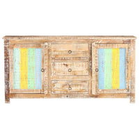 Credenza 151x40x75 cm in Legno Grezzo di Acacia 321791