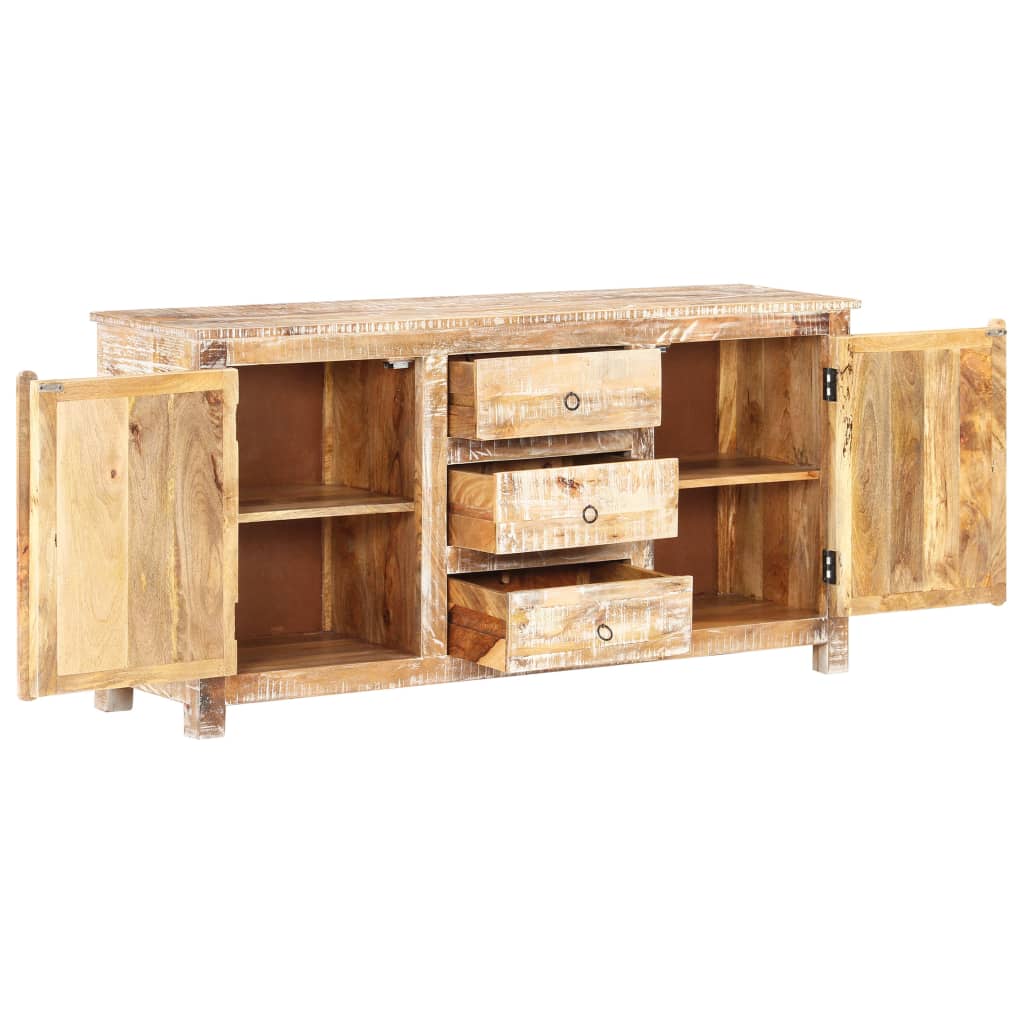 Credenza 151x40x75 cm in Legno Grezzo di Acacia 321791
