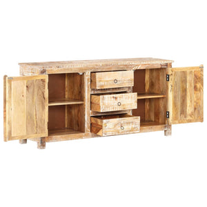 Credenza 151x40x75 cm in Legno Grezzo di Acacia 321791