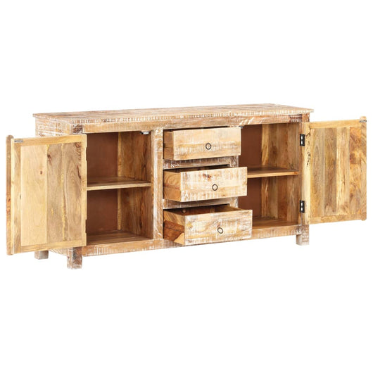 Credenza 151x40x75 cm in Legno Grezzo di Acacia 321791