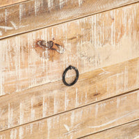 Credenza 151x40x75 cm in Legno Grezzo di Acacia 321791