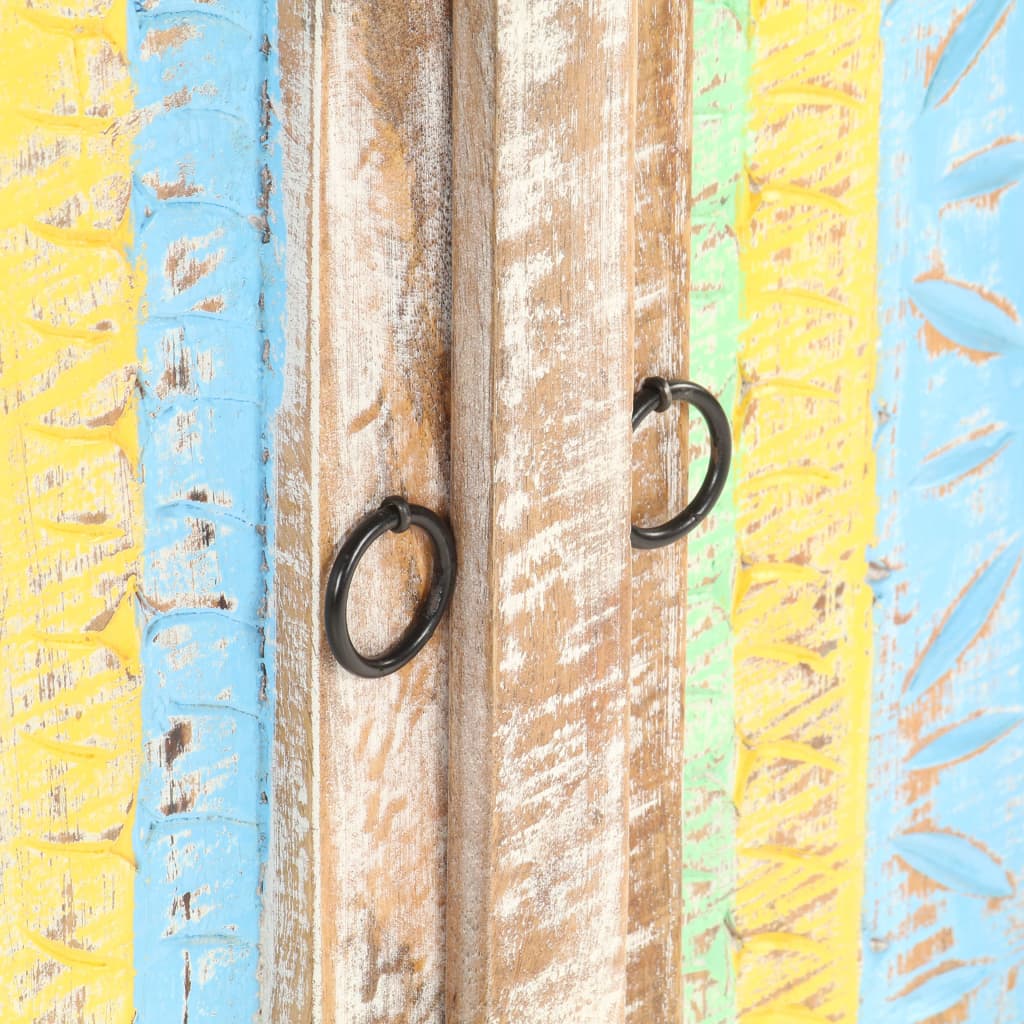 Credenza 61x35x76 cm in Legno Grezzo di Acacia 321792