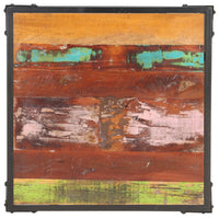 Tavolino da CaffÃ¨ 60x60x35 cm in Legno Massello di Recupero cod mxl 37367