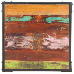 Tavolino da Salotto 60x60x35 cm in Legno Massello di Recupero 321795