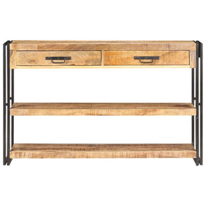 Credenza-Buffet-Armadio da cucina 120x30x75 cm in Legno Massello di Mango Grezzo