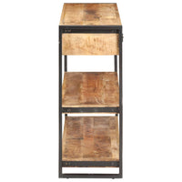 Credenza-Buffet-Armadio da cucina 120x30x75 cm in Legno Massello di Mango Grezzo