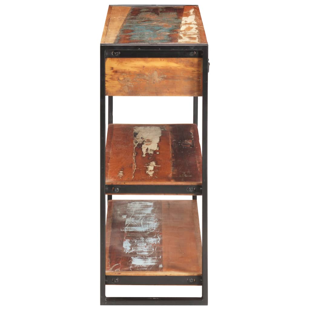 Credenza-Buffet-Armadio da cucina 120x30x75 cm in Legno Massello di Recupero