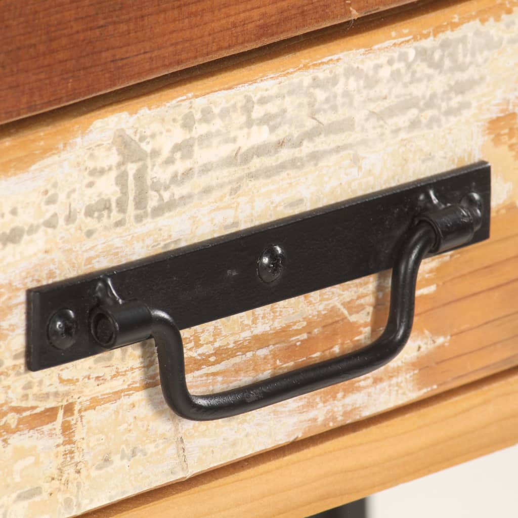 Credenza-Buffet-Armadio da cucina 120x30x75 cm in Legno Massello di Recupero