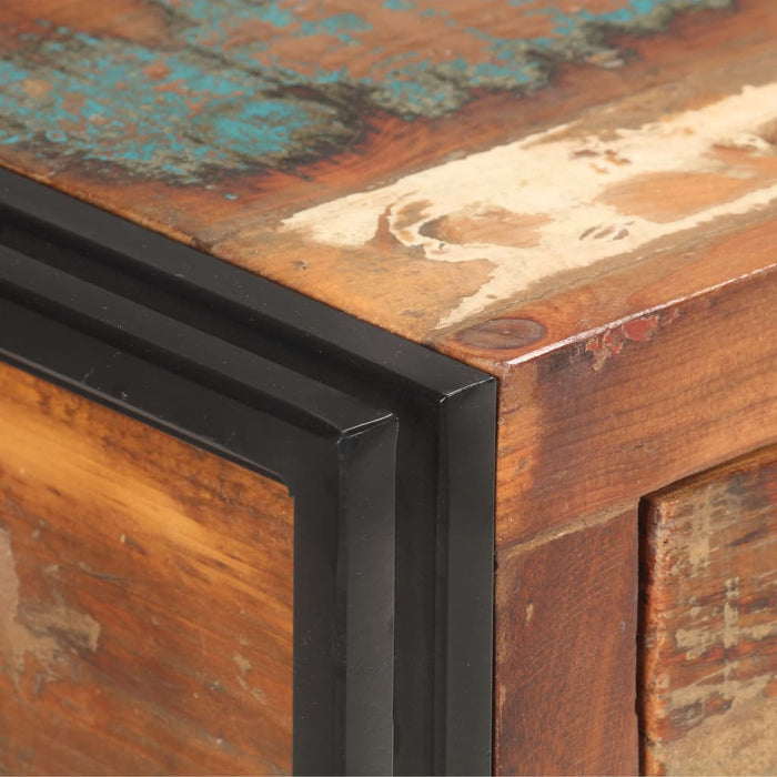 Credenza-Buffet-Armadio da cucina 120x30x75 cm in Legno Massello di Recupero