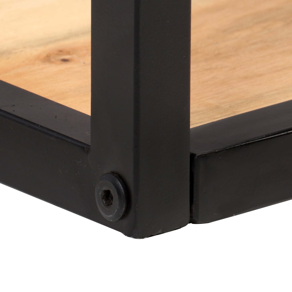 Mensole a Muro 2 pz 40 cm in Legno Massello di Acacia 320669