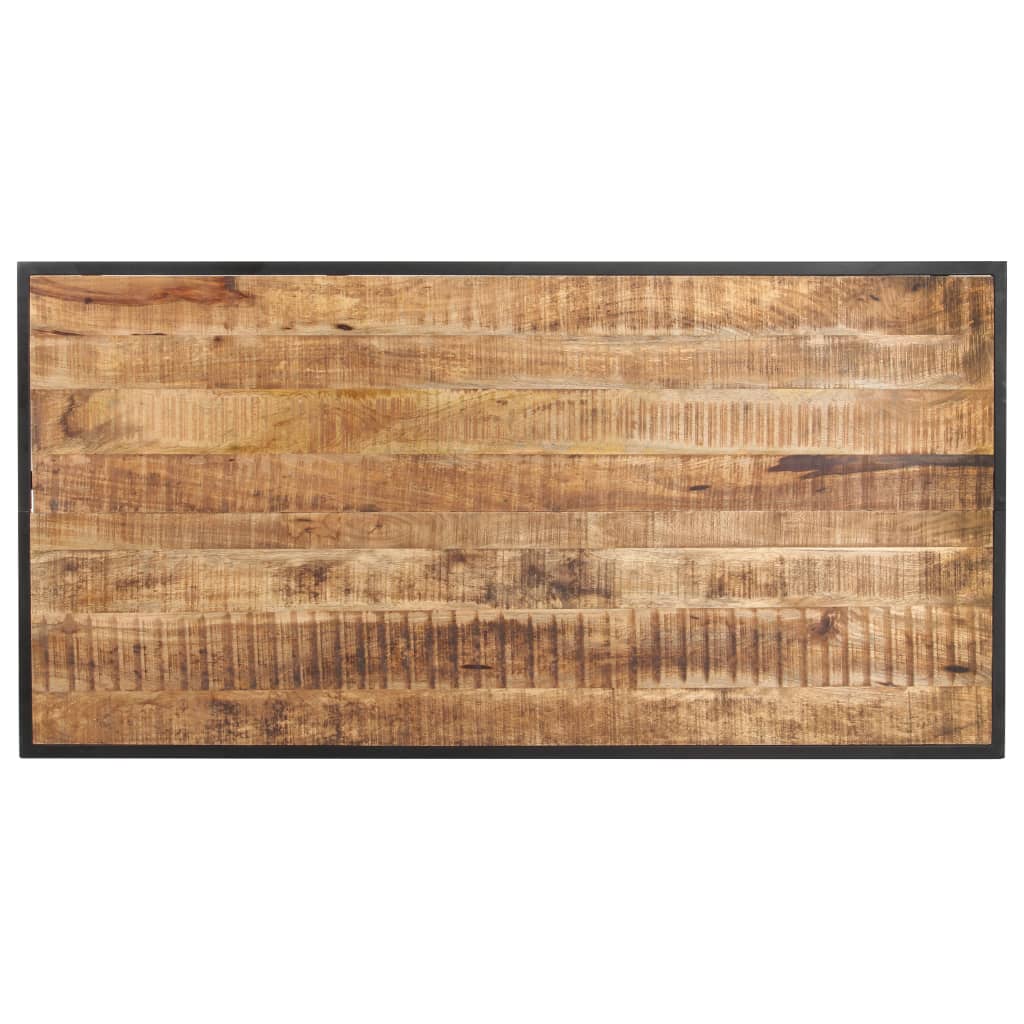 Tavolo da Pranzo 140 cm in Legno di Mango Grezzo 320691