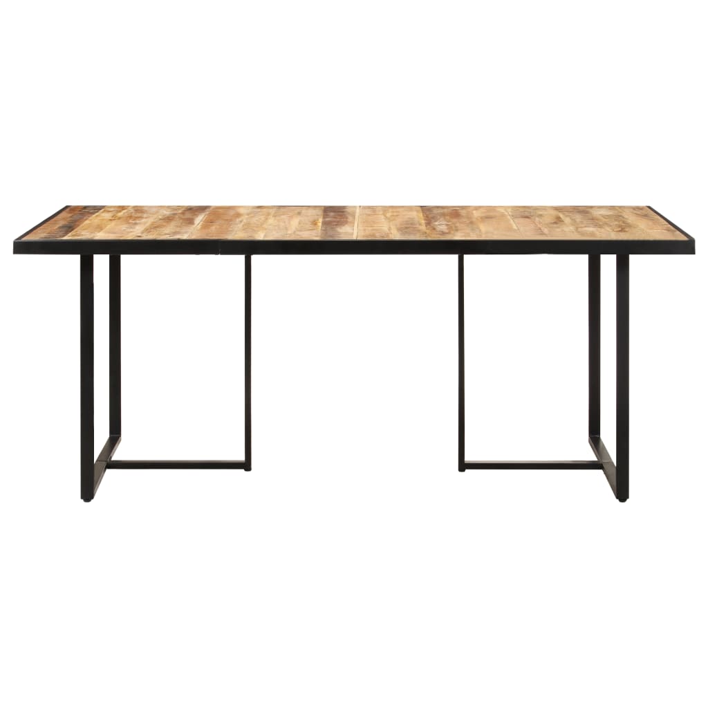 Tavolo da Pranzo 160 cm in Legno Massello di Mango Grezzo 320693