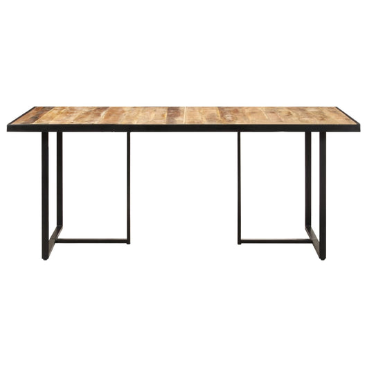 Tavolo da Pranzo 160 cm in Legno Massello di Mango Grezzo 320693