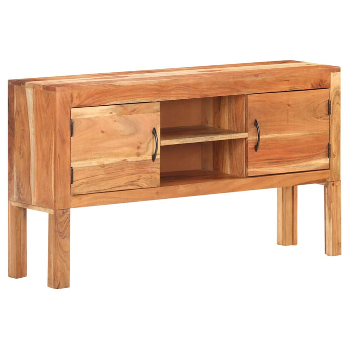 Credenza-Buffet-Armadio da cucina 116x30x66 cm in Legno Massello di Acacia