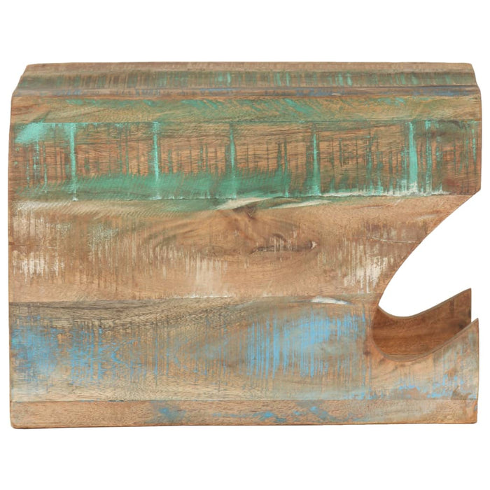 Supporto Bicicletta da Parete 35x25x25 cm in Legno di Recupero 320478