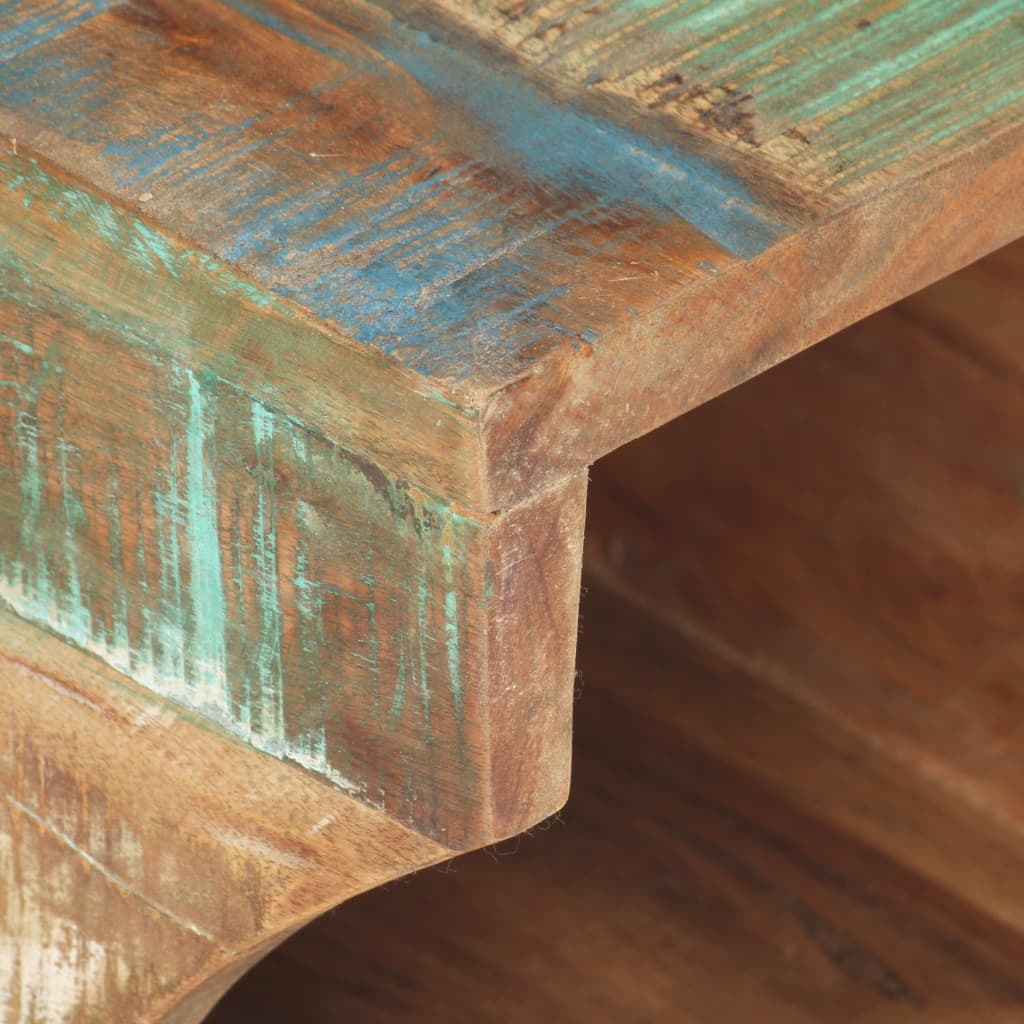 Supporto Bicicletta da Parete 35x25x25 cm in Legno di Recupero 320478