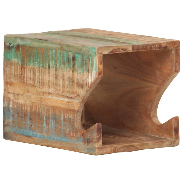 Supporto Bicicletta da Parete 35x25x25 cm in Legno di Recupero 320478
