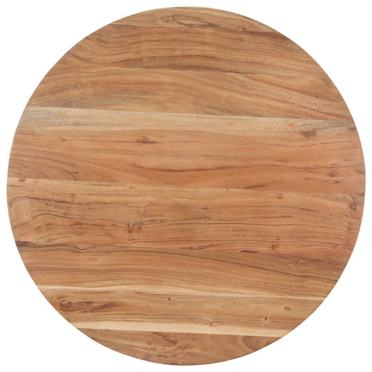Tavolo da Pranzo 80 cm in Legno Massello di Acacia 320485
