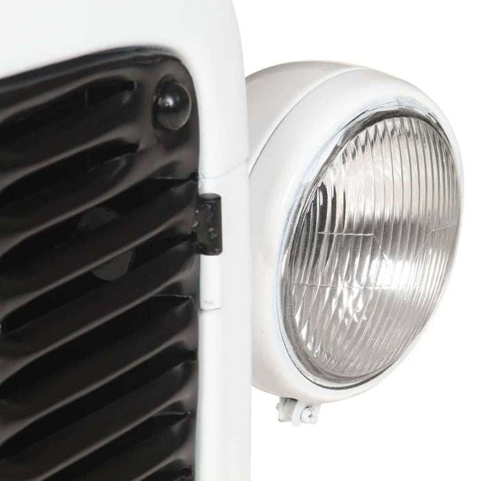 Cantinetta per Vini a Trattore Bianca 49x31x172 cm Mango Grezzo cod mxl 42312