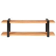 Mobile Porta TV-Mobile per TV-Credenza TV 130x40x40 cm in Legno Massello di Acacia
