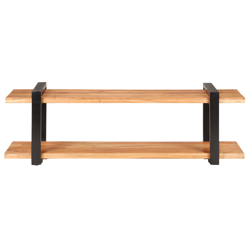 Mobile Porta TV-Mobile per TV-Credenza TV 130x40x40 cm in Legno Massello di Acacia
