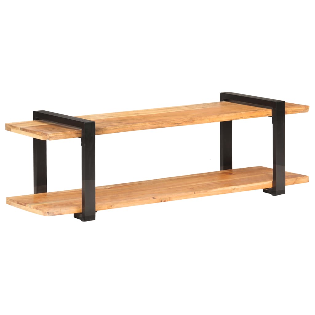Mobile Porta TV-Mobile per TV-Credenza TV 130x40x40 cm in Legno Massello di Acacia