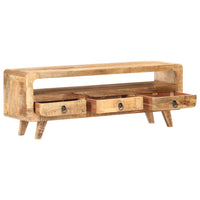 Mobile Porta TV 117x30x41 cm in Massello di Mango Grezzo cod mxl 10137