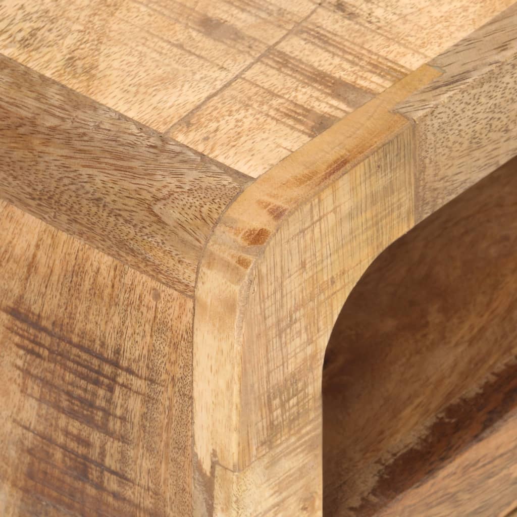 Mobile Porta TV 117x30x41 cm in Massello di Mango Grezzo cod mxl 10137