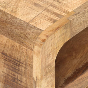 Mobile Porta TV 117x30x41 cm in Massello di Mango Grezzo cod mxl 10137