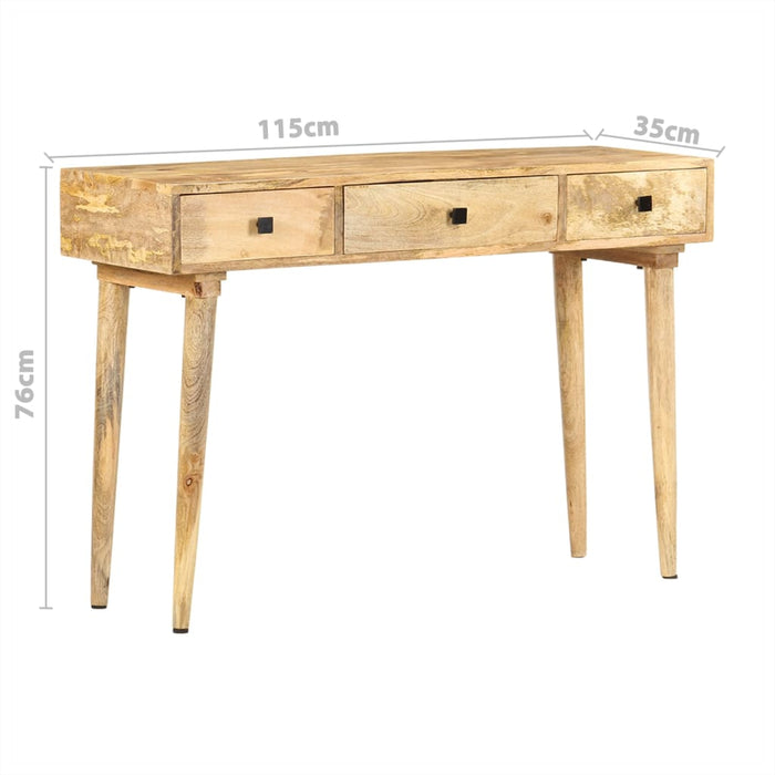 Tavolo Consolle 115x35x76 cm in Legno Massello di Mango cod mxl 29833