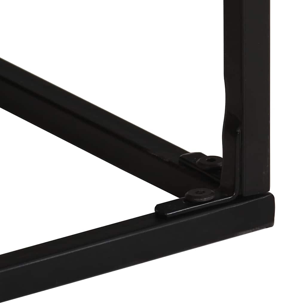 Tavolino da Salotto 68x68x41 cm in Legno di Mango Grezzo 320817