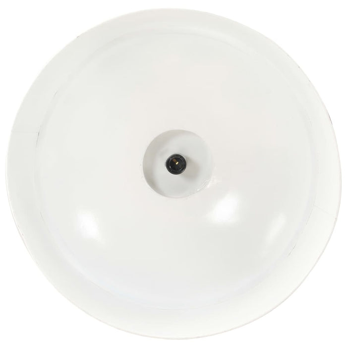 Lampada a Sospensione Industriale 58 cm Bianca E27 cod mxl 66956