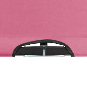 Sdraio sdraio prendisole lettino da giardino terrazza pieghevole mobili da esterno 2 posti acciaio rosa 02_0012792